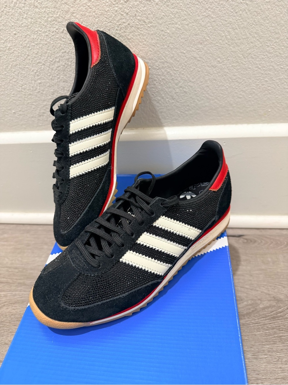 Adidas SL72 OG Rhinestone Black - Picture 5 of 14